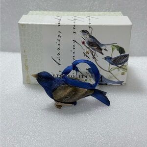 Metropolitan Museum of Art Audubon Birds Indigo Bunting Ornament